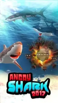 Angry Shark 2017 : Simulator Game Screen Shot 1