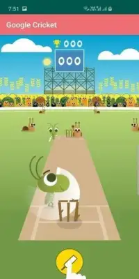 Google Cricket Screen Shot 1