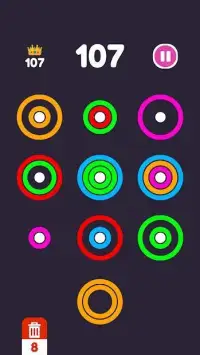 Infiniti Rings - Colour Rings Puzzle Screen Shot 1