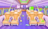 हवाई जहाज की सफाई खेल बच्चों Screen Shot 7