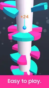 Helix Jump 2019: Spiral Ball Drop Tower Screen Shot 0