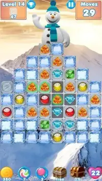 Snowman Swap - match 3 games New match 3 puzzle Screen Shot 0
