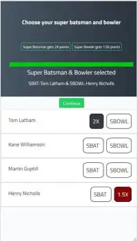 yoursquad(Play fantasy cricket) Screen Shot 2