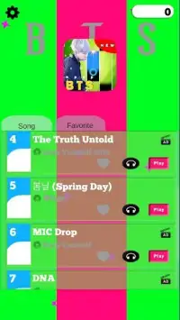 BTS Kpop Piano Game Screen Shot 2
