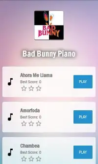 Bad Bunny Piano Screen Shot 0
