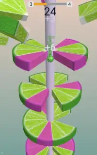Fruit Helix Jump Ball Screen Shot 0