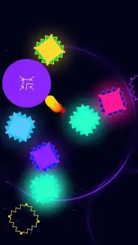Ball Color Jump - Glow Sky, Light Switch Screen Shot 1