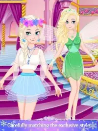 Little Fairy's Dressup Story - Fun girls games Screen Shot 1