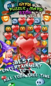 Witch Puzzle Match 3 Gems Screen Shot 0