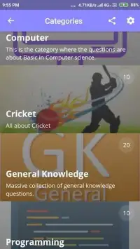 Trivia Quiz Games - Fun with Education and GK Screen Shot 2