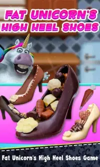 Mr. Fat Unicorn Cooking Chocolate Shoe Cake! Screen Shot 18