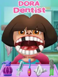 Dora the dentist game - Educational for kids Screen Shot 1