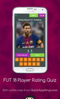 FIFA 18 Player Rating Quiz - The Ultimate FUT Quiz Screen Shot 19