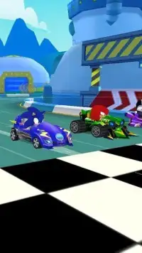 Sonic Kart Drift Race: Super Car Racing Dash Game Screen Shot 0