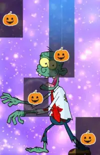 Piano Zombie Tiles vs Halloween : Scary Funny Game Screen Shot 2