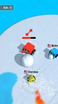 Bumper Cars – Snowball Fighting Screen Shot 1