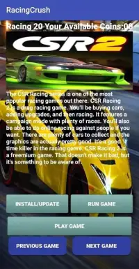 RacingCrush Top20 Racing Games Screen Shot 4