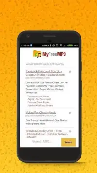 MyFreeMP3 - Search and Download Free MP3 Screen Shot 0
