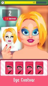 MakeUp RUSH - Drag Queen Make Up Game Screen Shot 1