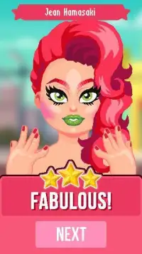 MakeUp RUSH - Drag Queen Make Up Game Screen Shot 0