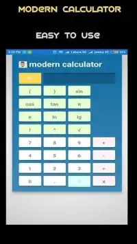 Modern Calculator Screen Shot 1