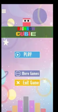 Rainbow Cube : Happy Jumping & Bouncing World Screen Shot 2