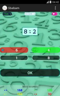 Sbabam - Math exercises Screen Shot 0