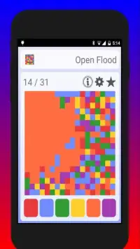 Flood Puzzle Screen Shot 3
