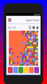 Flood Puzzle Screen Shot 0