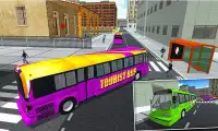 Tourist Bus NYC Offroad Driving Mountain Challenge Screen Shot 46