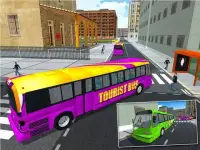 Tourist Bus NYC Offroad Driving Mountain Challenge Screen Shot 4