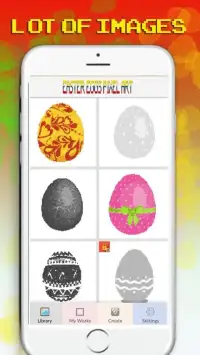 Easter Egg Pixel Art: Coloring by number Screen Shot 5