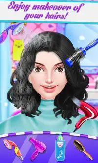 Girls Makeover Hair Salon Game Screen Shot 6