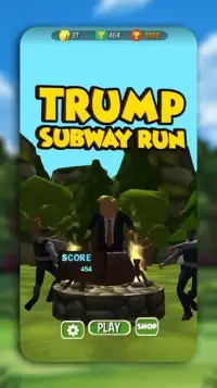 Trump Subway Run Screen Shot 2