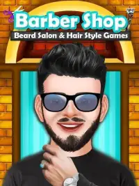 Barber Shop Beard Salon and Hair Style Games Screen Shot 1