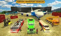 Simulator truk transportasi pesawat kargo bandara Screen Shot 0