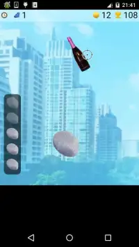 stone bottle shoot game Screen Shot 0