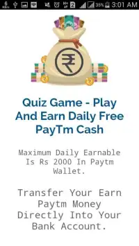 Quiz Game - Play And Earn Daily Free PayTm Cash Screen Shot 7