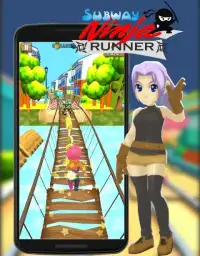 Subway Ninja Runner Go! Screen Shot 5