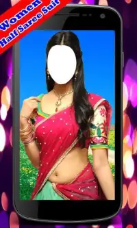 Women Half Saree Suit New Screen Shot 0
