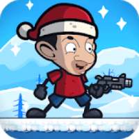 Mr Santa Bean Mr Christmas Games: Bean in the snow
