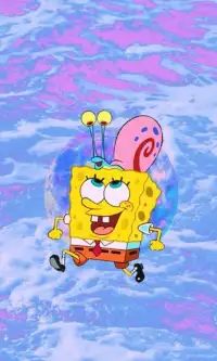 Spongebob and Patrick bubble jigsaw puzzle free Screen Shot 3