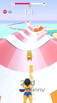 AquaPark io - Slide Race Game Screen Shot 0