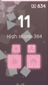 Shape Fall: dodge blocks with your fingers! Screen Shot 4
