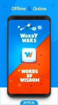Wordy Wars - Multiplayer Word Play Screen Shot 1