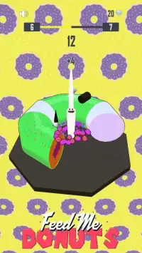 Feed Me Donuts in 3D - Ball Jump Game Screen Shot 0