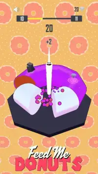 Feed Me Donuts in 3D - Ball Jump Game Screen Shot 1