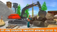 Off Road Excavator Simulator Mountain Cutter 3D Screen Shot 0
