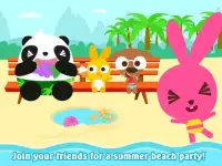 Purple Pink Summer Beach-Kids Party Education App Screen Shot 16