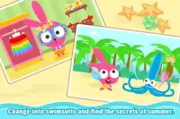 Purple Pink Summer Beach-Kids Party Education App Screen Shot 21